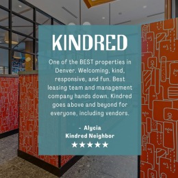 a review by a resident of the property